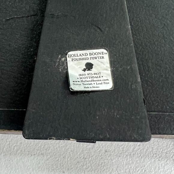 Holland and Boone Pewter Ornate Frame Mirrored Border & Filigree Design - Picture 13 of 15